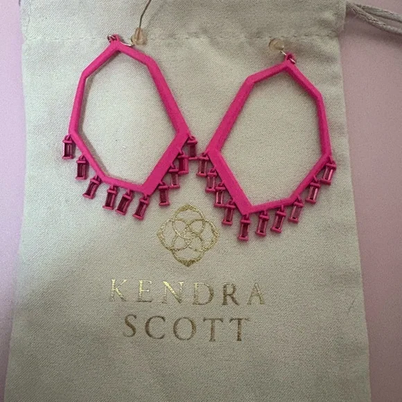 Kendra Scott Thomas Matte Pink Earrings